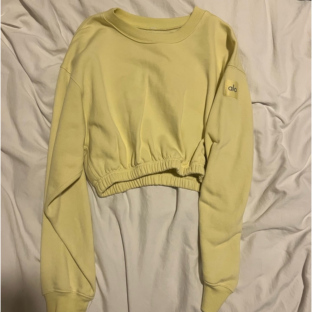 Alo Yoga Cropped Crewneck